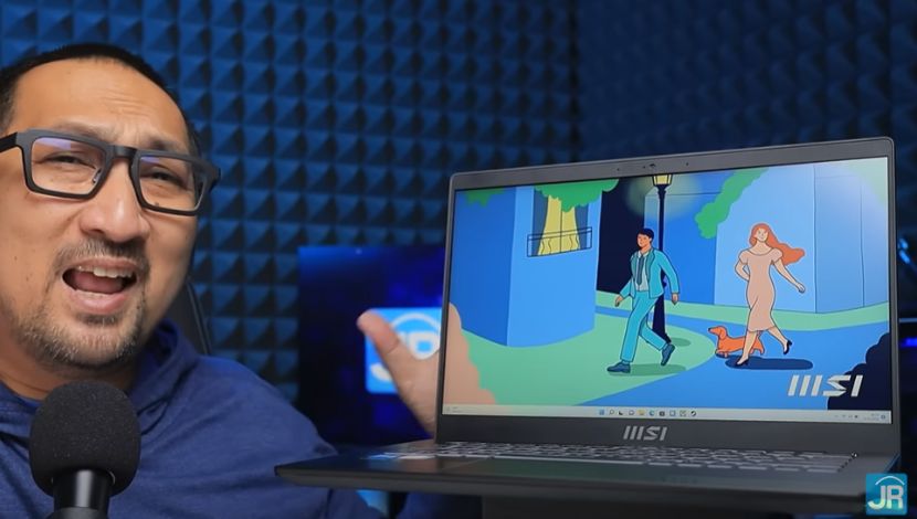 MSI Modern 14 (Photo Youtube Jagat Review) 5W1HINDONESIA.ID