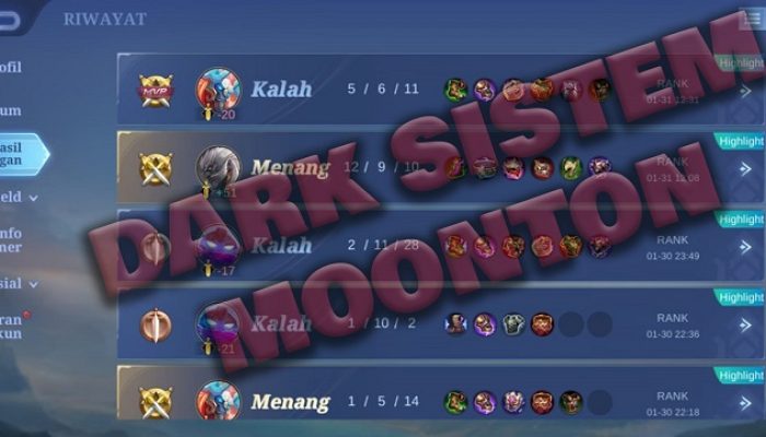 Dark Sistem Mobile Legends, Mitos Atau Fakta?