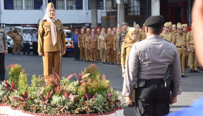 Pemkot Gelar Apel Penertiban APK di Masa Tenang