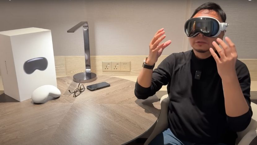 Apple Vision Pro VR Headset (2nd Generation) (Photo Youtube DHIARCOM) 5W1HINDONESIA.ID
