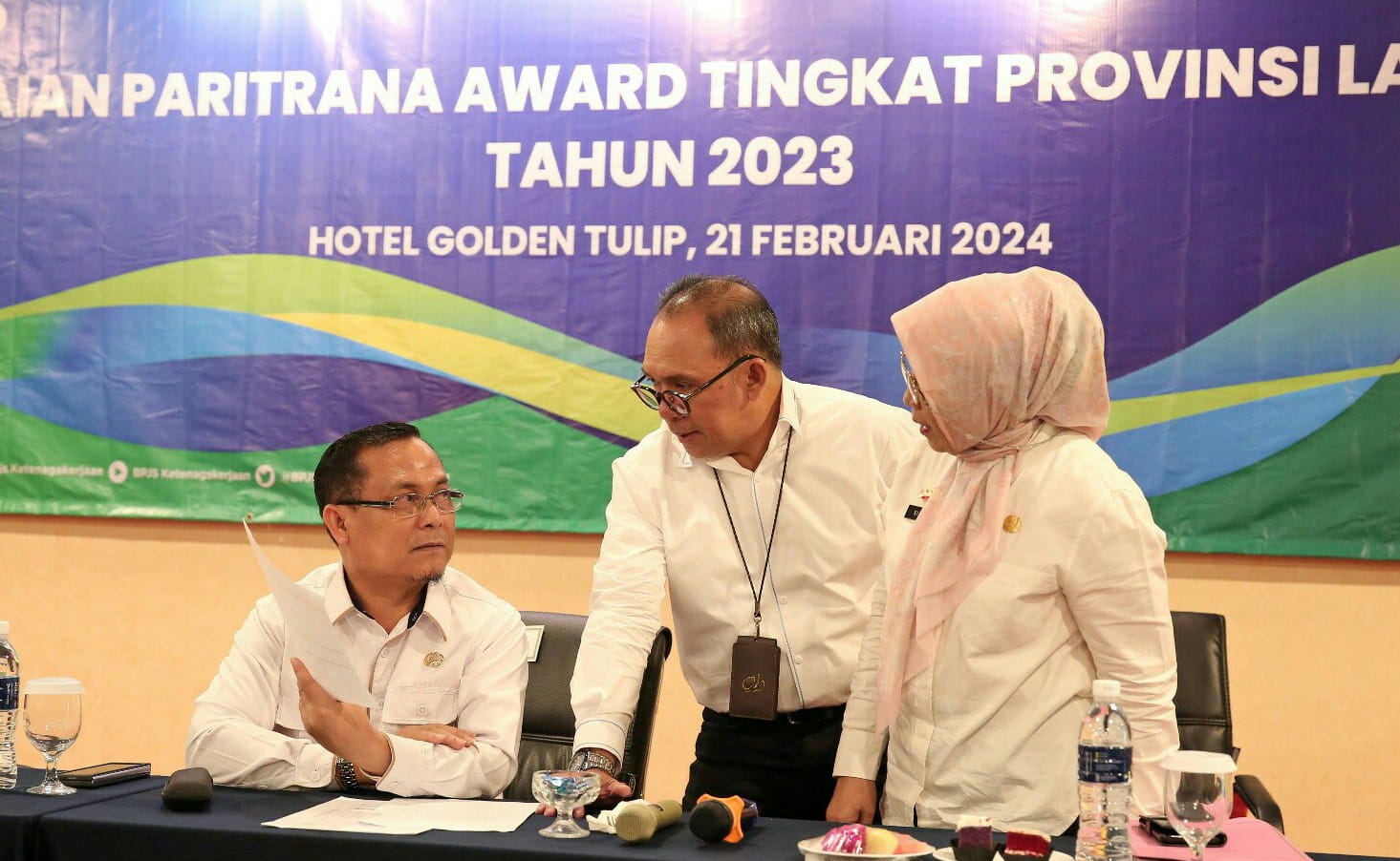 Pemprov Lampung menggelar Wawancara Kandidat Paritrana Award Tingkat Provinsi Lampung Tahun 2023 || Foto: Adpim Pemprov Lampung
