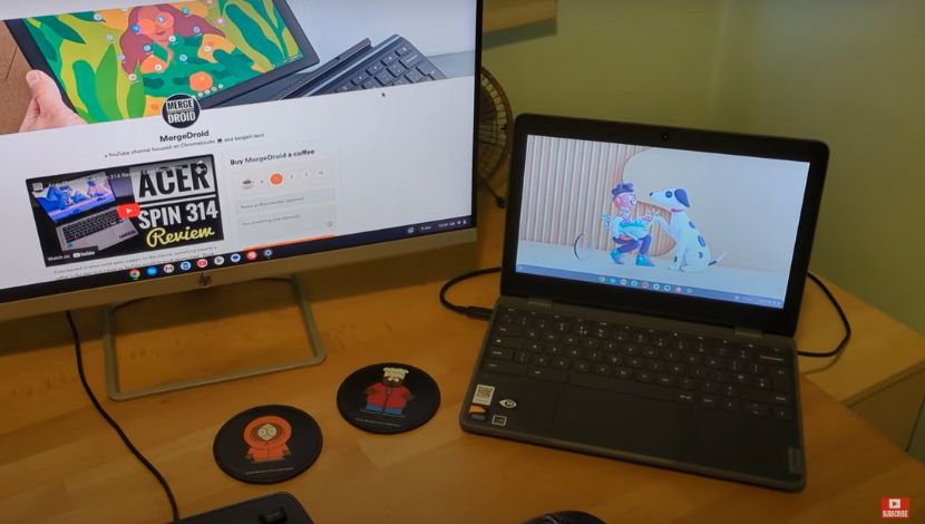 Lenovo Chromebook 100e (Photo Youtube MergeDroid) 5W1HINDONESIA.ID