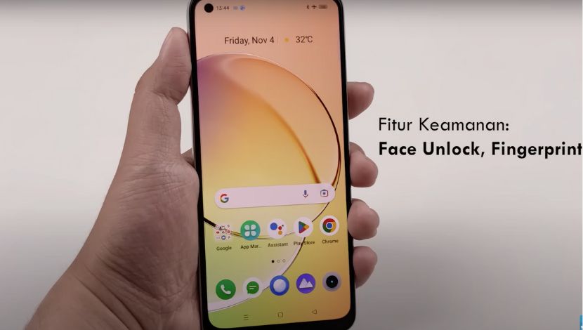 Realme 10 4G 64 GB Second (Photo Youtube Jagat Review) 5W1HINDONESIA.ID