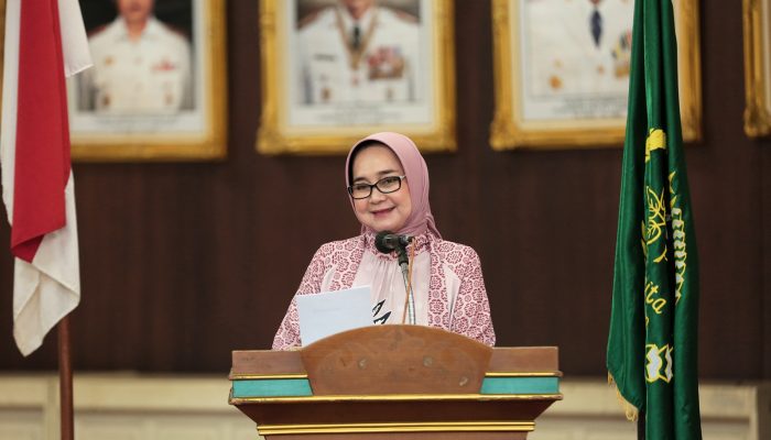 Ketua TP PKK Lampung Hadiri Pelantikan dan Rakerwil Wanita Islam Provinsi Lampung