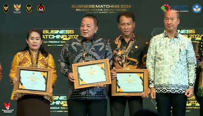 Pemprov Lampung Raih Penghargaan dalam Ajang Business Matching Belanja Produk Dalam Negeri 2024