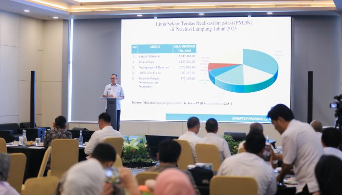 Buka Raker Forum Investasi Lampung 2024, Sekdaprov: Investasi Masuk ke Lampung Buka Lapangan Kerja Baru