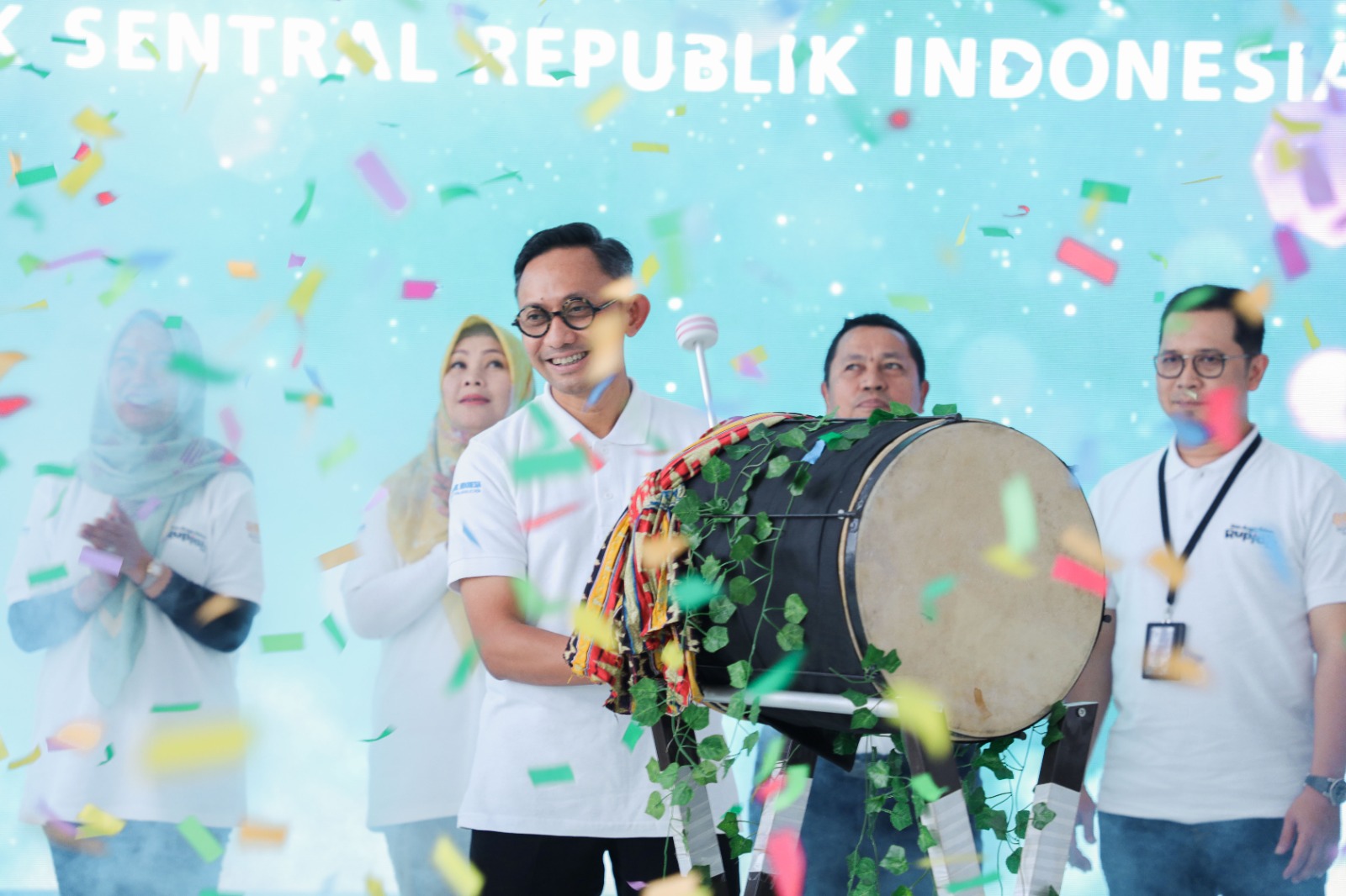 Asisten Administrasi Umum Senen Mustakim, dalam Kick Off Serambi 2024 di Halaman Kantor Perwakilan Bank Indonesia Provinsi Lampung || Foto: Adpim Pemprov Lampung