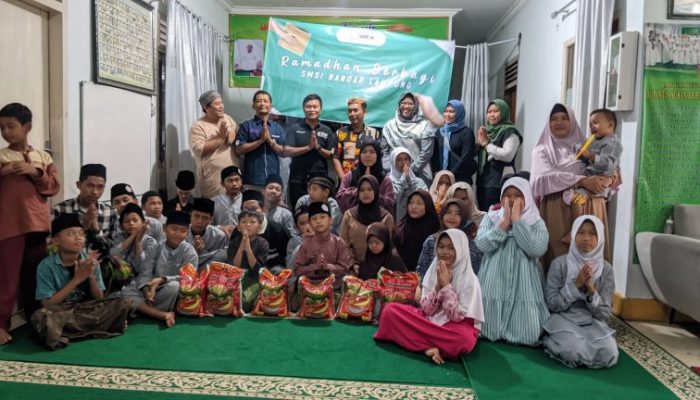 Hikmah Ramadan, SMSI Bandar Lampung Gelar Baksos di Panti Asuhan