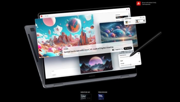 Samsung Galaxy Book 4 Pro 360, Laptop 2 in 1 Terbaik dari Samsung