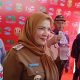 Walikota Eva Dwiana pamerkan AMDK Siger Mineral Produk BUMD PDAM Way Rilau Bandar Lampung || Foto: 5W1HINDONESIA.ID