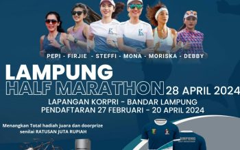 Pemprov Lampung kembali menggelar Lampung Half Marathon (LHM) sebagai salah satu rangkaian kegiatan memperingati HUT ke-60 Provinsi Lampung sekaligus HUT ke-59 Bank Lampung || Foto: Istimewa