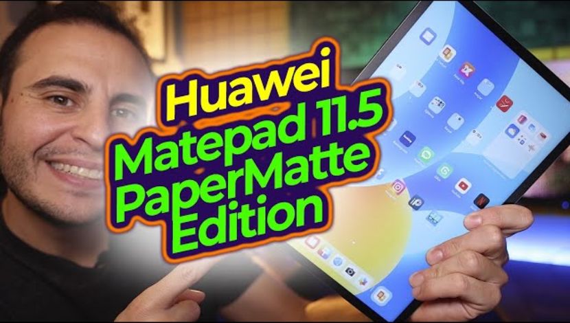 Tablet Huawei MatePad 11.5 Edisi PaperMatte (Photo Youtube Mert Gundogdu) 5W1HINDONESIA.ID