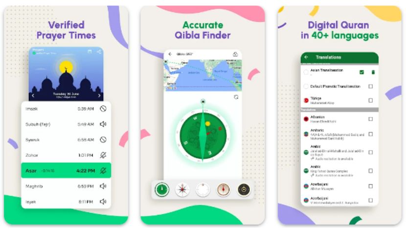 Aplikasi Penunjuk Arah Kiblat (Photo Play Store) 5W1HINDONESIA.ID