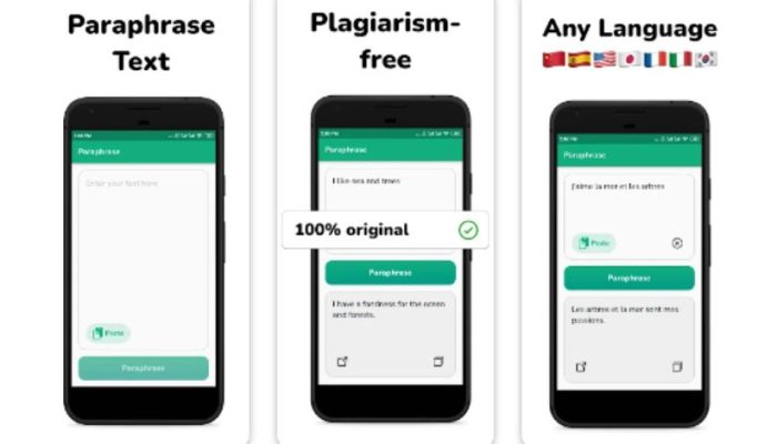 Aplikasi untuk Parafrase di Android