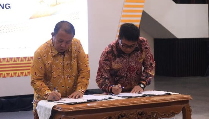 Dukung Petani KPB, Gubenur Lampung Tandatangani Kesepakatan Bersama PT Pusri Palembang