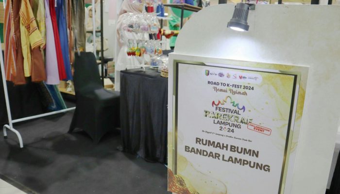 PLN Dukung Pengembangan UMKM di Festival Parekraf Lampung
