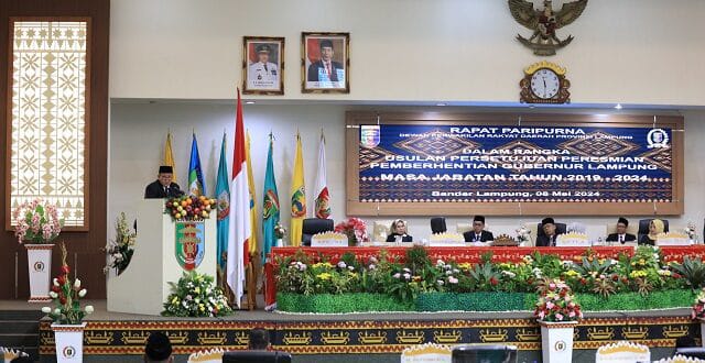Suasana Rapat Paripurna Pemberhentian Gubernur Masa Jabatan 2019-2024 || Foto: Istimewa