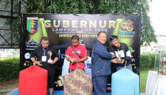 Arinal Buka Pameran dan Lomba Burung Berkicau Piala Gubernur Lampung 2024