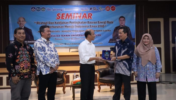 Jadi Pembicara di Unila, Komisaris PLN Arcandra Tahar Kunjungi Lampung