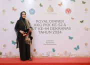 Ketua TP PKK Lampung Hadiri Welcome Dinner HKG PKK Ke-52