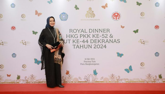 Ketua TP PKK Lampung Hadiri Welcome Dinner HKG PKK Ke-52