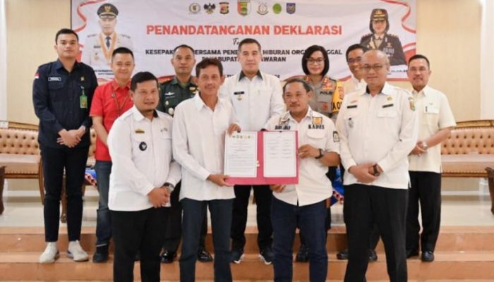Deklarasi Penertiban Hiburan, Bupati Pesawaran Berharap Ciptakan Ketertiban dan Keamanan