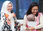 Ketua TP PKK Pesawaran Buka Pasar Murah Mandiri