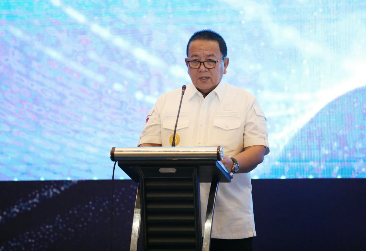 Gubernur Lampung Arinal Djunaidi membuka Rapat Kerja Asosiasi Daerah Penghasil Migas dan Energi Terbarukan (ADPMET) 2024 || Foto: Adpim Pemprov Lampung