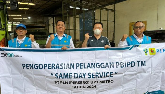 Dukung Peningkatan Kapasitas Produksi Padi, Pelanggan Industri Nikmati Layanan Same Day Service dari PLN Lampung