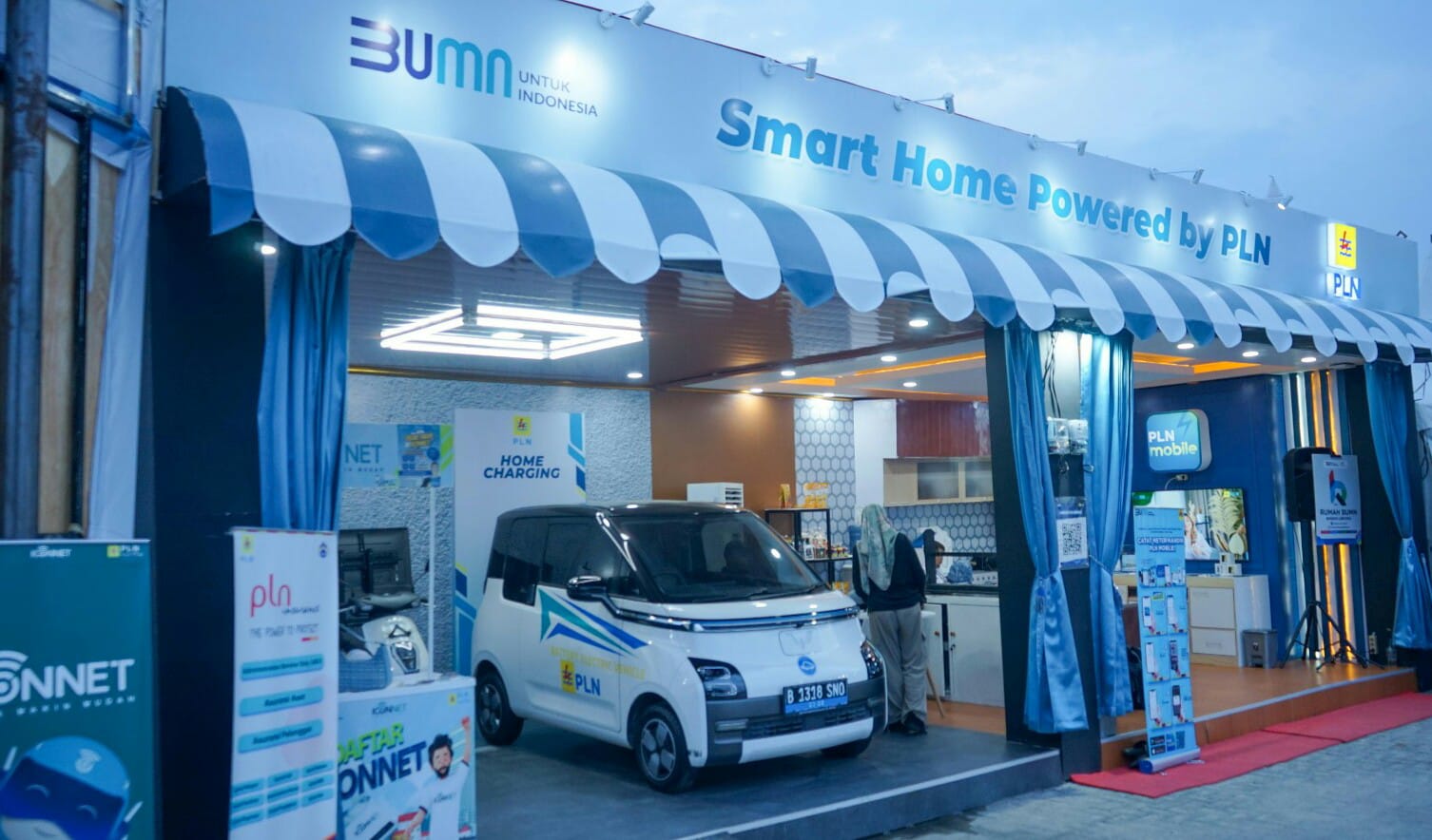 Potret Stand PLN pada Pekan Raya Lampung 22 Mei - 10 Juni 2024 yang mengusung tema Smart Home Powered by PLN || Foto: PLN UID Lampung