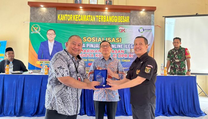 Bersama Komisi XI DPR RI, OJK Lampung Berikan Penyuluhan Waspada Pinjol Ilegal