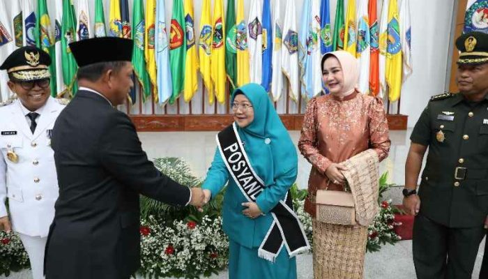Ketum TP-PKK Pusat Lantik Pj Ketua TP-PKK dan Pembina Posyandu Provinsi Lampung
