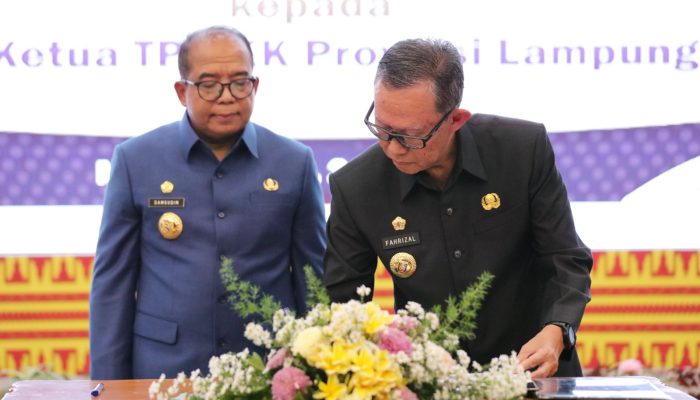 Pemprov Lampung Gelar Sertijab dari Plh Gubernur Lampung kepada Pj Gubernur Lampung