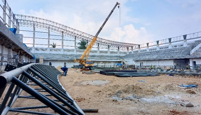 Ditarget Rampung Pada Bulan Oktober, GOR Siger Way Halim Punya Fasilitas Lengkap