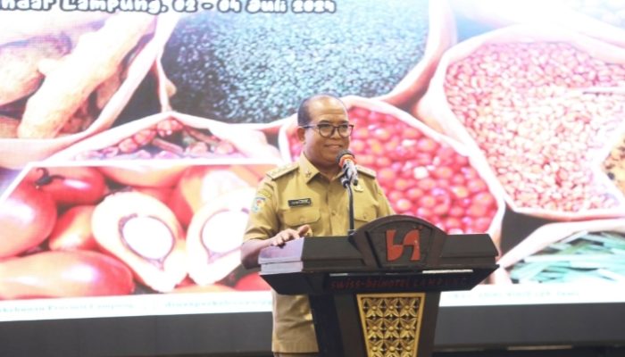 Pj Gubernur Samsudin Saksikan Pelantikan Pengurus DRKI Wilayah Lampung Masa Bakti 2024-2029