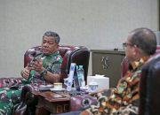 Pj Gubernur Lampung Terima Kunjungan Aspotmar Kasal Mayjen TNI Mar Hermanto