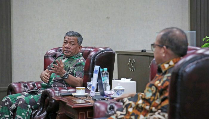 Pj Gubernur Lampung Terima Kunjungan Aspotmar Kasal Mayjen TNI Mar Hermanto