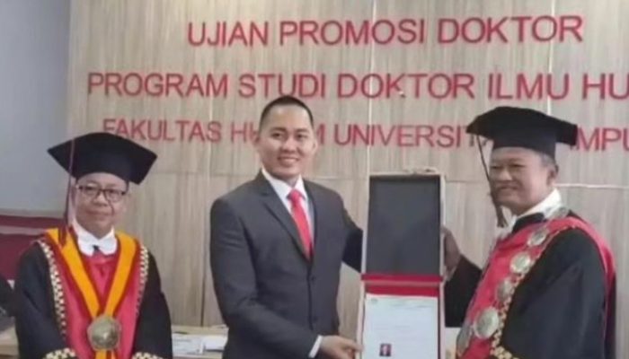 Promosi Doktor, Zainudin Hasan Tawarkan Penyelesain Perkara Pidana Melalui Hukum Adat