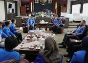 Pj Gubernur Samsudin Ajak Pengurus PMII Provinsi Lampung Bergandengan Tangan Bangun Lampung