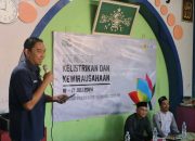 General Manager PLN UID Lampung, Sugeng Widodo menyampaikan sambutan pada pembukaan Pelatihan Kelistrikan dan Kewirausahaan di Pondok Pesantren Tahsinul Khuluq, Bandar Lampung || Foto: PLN UID Lampung