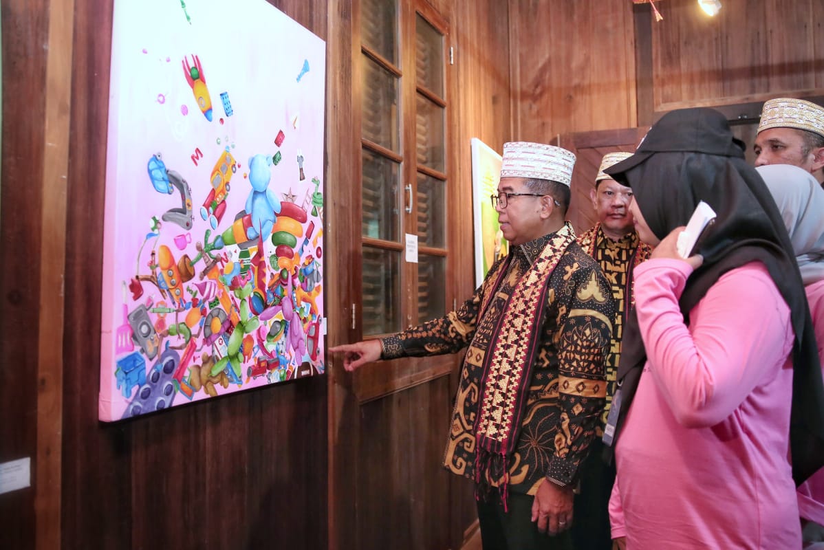 Pj. Gubernur Lampung Samsudin membuka Tubaba Art Festival ke-8 yang akan berlangsung tanggal 1-3 Agustus 2024 || Foto: Adpim Pemprov Lampung