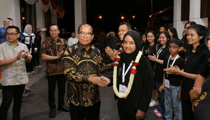 Raih Gold Award Singapore International Choral Festival 2024, Pj Gubernur Lampung Apresiasi Paduan Suara THLC