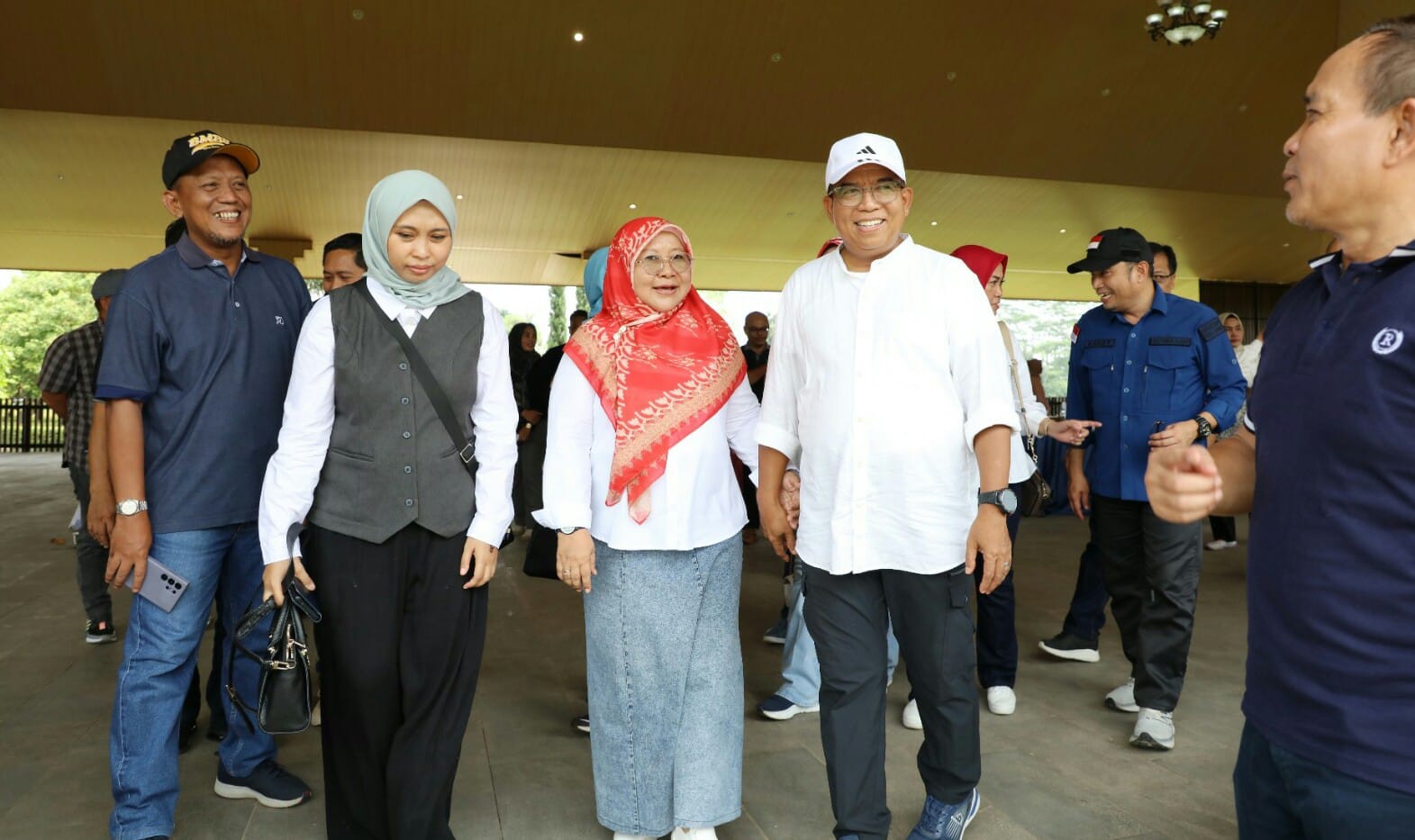 Pj. Gubernur Lampung Samsudin mengajak masyarakat meramaikan wisata edukasi Kebun PKK Agropark Lampung, Sabah Balau, Kecamatan Tanjung Bintang, Kabupaten Lampung Selatan || Foto: Adpim Pemprov Lampung