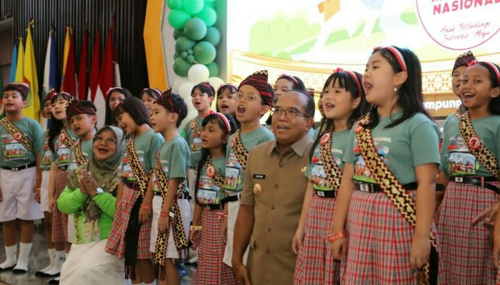 Pj Gubernur Lampung Hadiri Peringatan Hari Anak Nasional ke-40