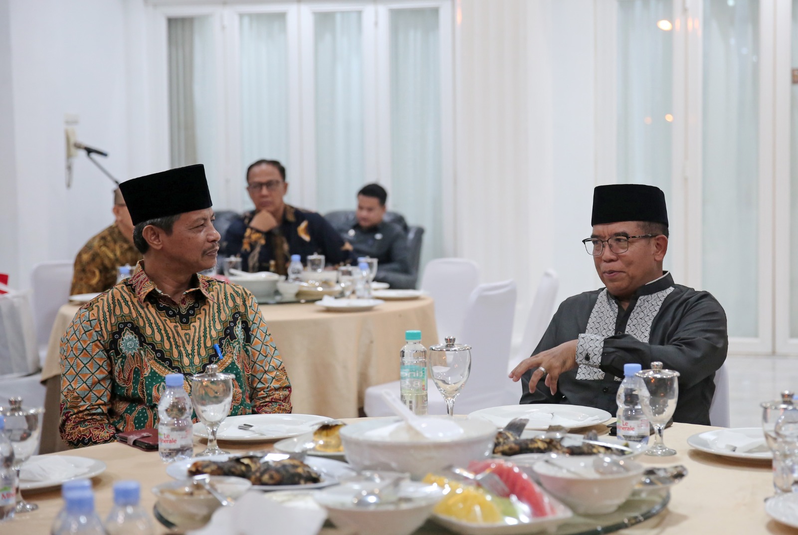 Pj. Gubernur Lampung Samsudin menerima kunjungan silaturahmi Pimpinan Wilayah Muhammadiyah Provinsi Lampung di Mahan Agung || Foto: Adpim Pemprov Lampung