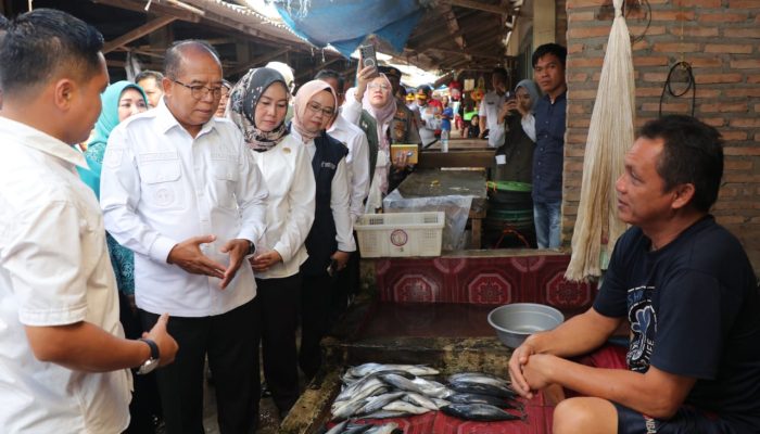 Kunjungi Tubaba, Pj Gubernur Samsudin Tinjau Pasar Tradisional dan UMKM