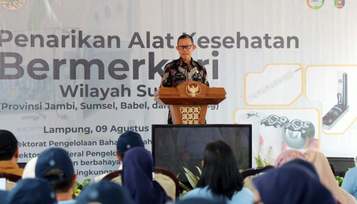 Kementerian Lingkungan Hidup dan Kehutanan RI Lepas 3.220 Unit Alkes Bermekuri Asal Lampung dan Bengkulu