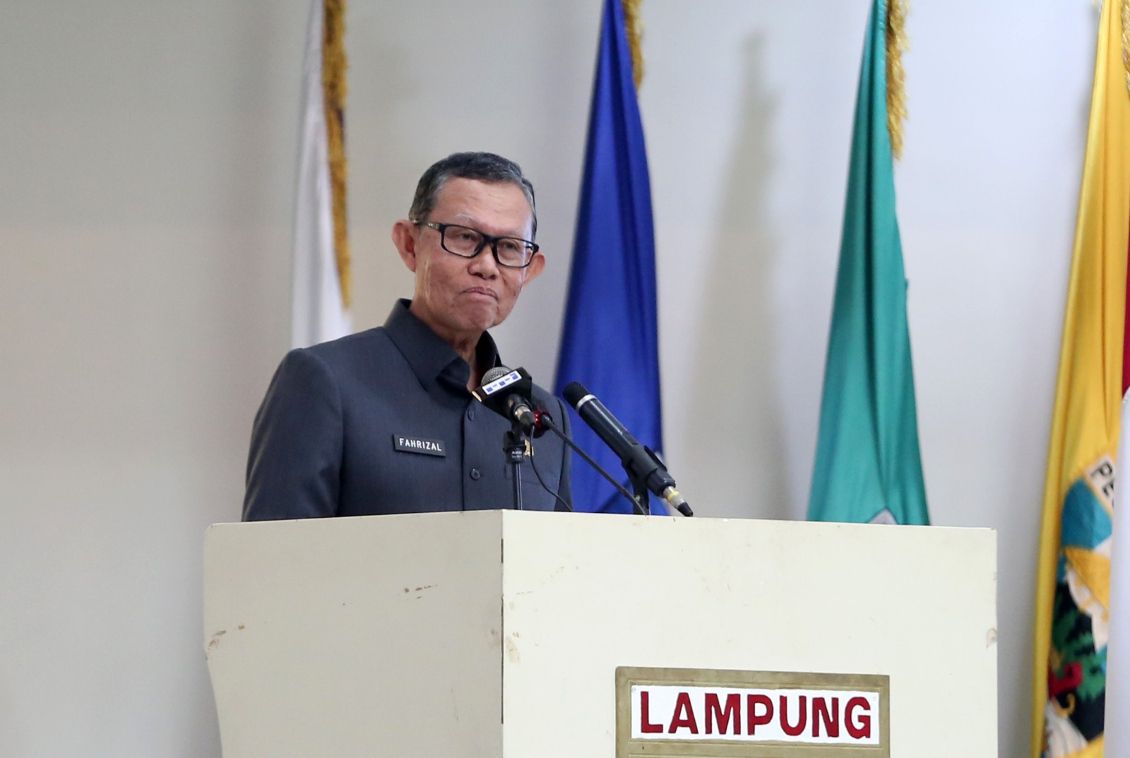 Sekdaprov Lampung Fahrizal pada saat Rapat Paripurna DPRD Provinsi Lampung di Ruang Sidang DPRD Provinsi Lampung || Foto: Adpim Pemprov Lampung