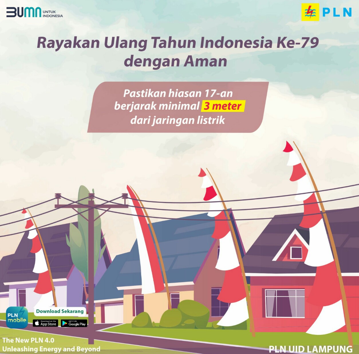 Flyer Imbauan Sosialisasi Keselamatan dan Keamanan Tenaga Listrik yang disebarkan kepada Masyarakat || Foto: PLN