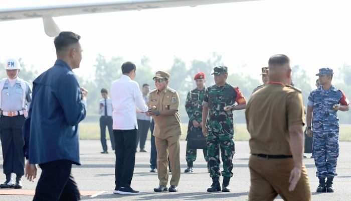 Kunjungi Lampung, Presiden Jokowi Lakukan Peresmian Tiga Proyek Strategis Nasional